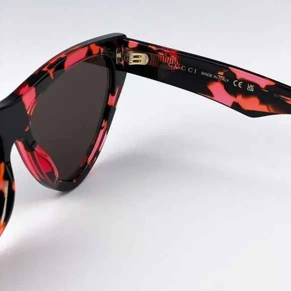 Gucci GG1333S 003 Sunglasses Havana Brown Cat Eye Women